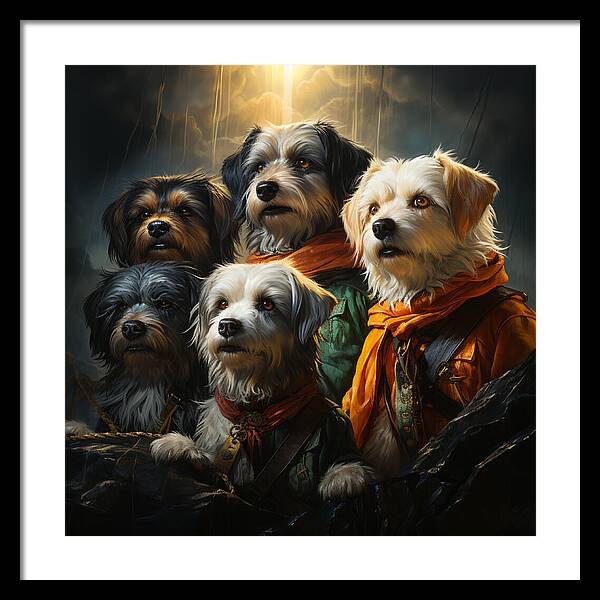 Dogs Watch - Framed Print