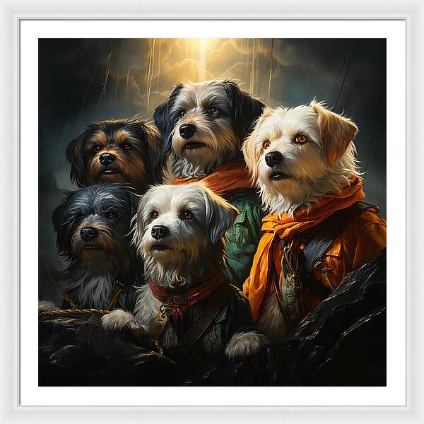 Dogs Watch - Framed Print