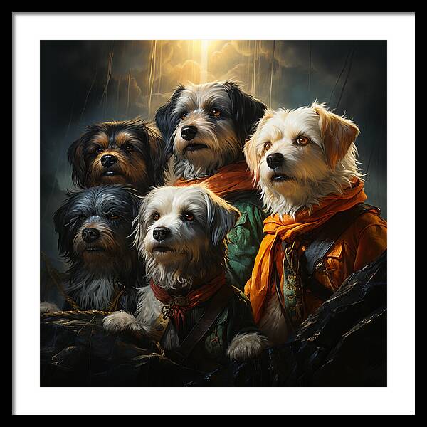 Dogs Watch - Framed Print