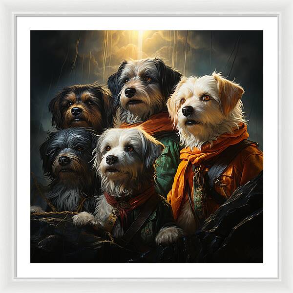 Dogs Watch - Framed Print