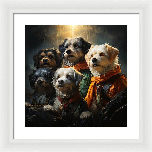 Dogs Watch - Framed Print