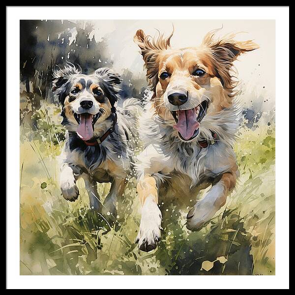 Dynamic Duo - Framed Print