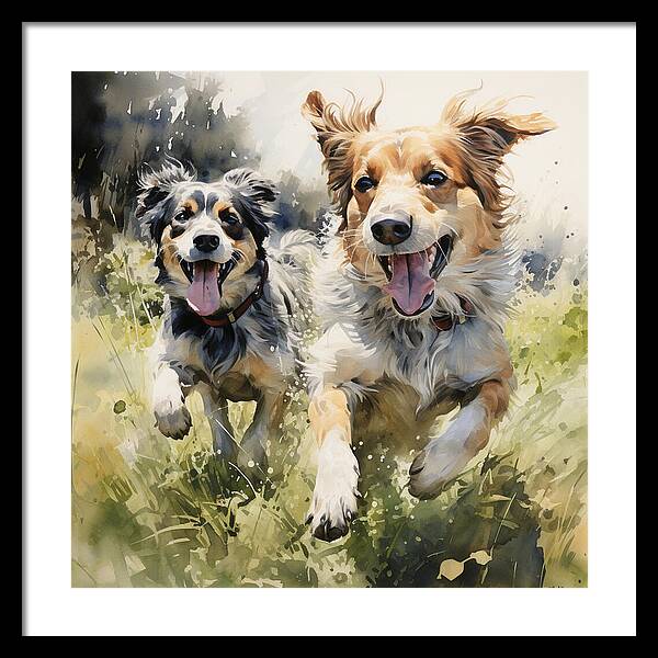 Dynamic Duo - Framed Print
