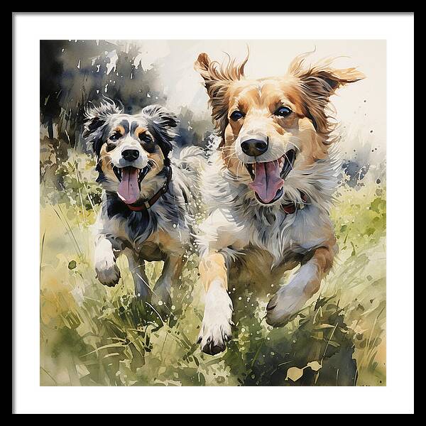 Dynamic Duo - Framed Print