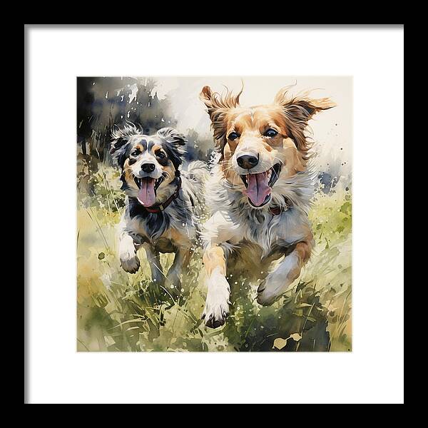 Dynamic Duo - Framed Print