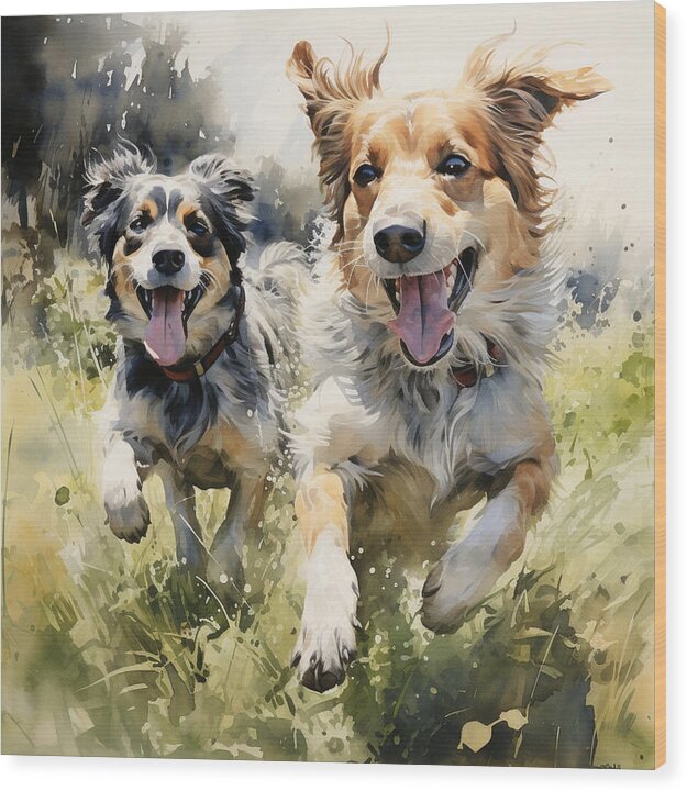 Dynamic Duo - Wood Print