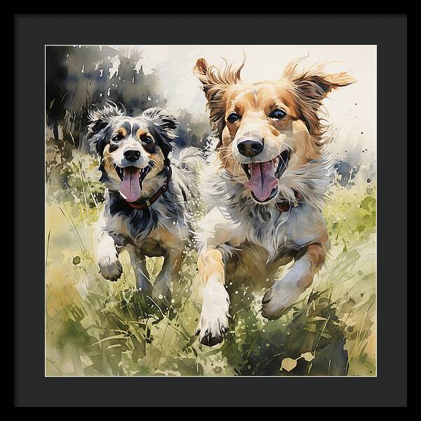 Dynamic Duo - Framed Print