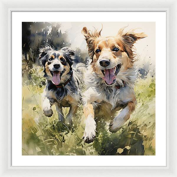 Dynamic Duo - Framed Print