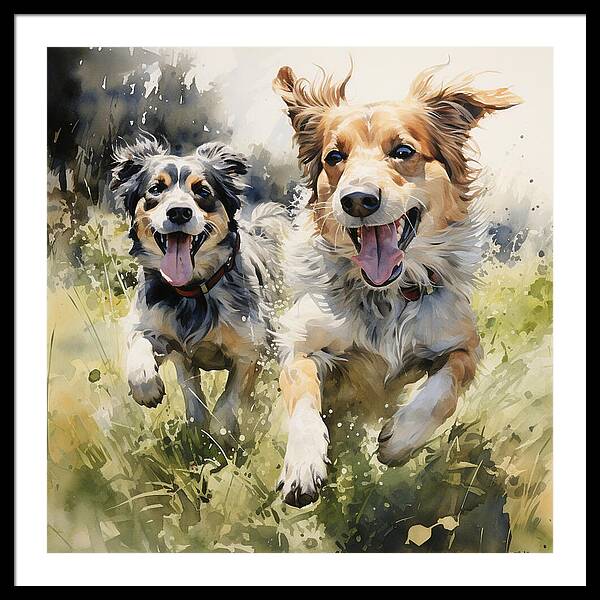 Dynamic Duo - Framed Print