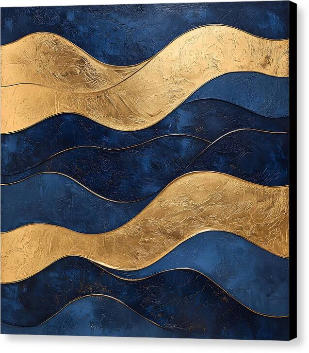 Ebb and Gold - Canvas Print