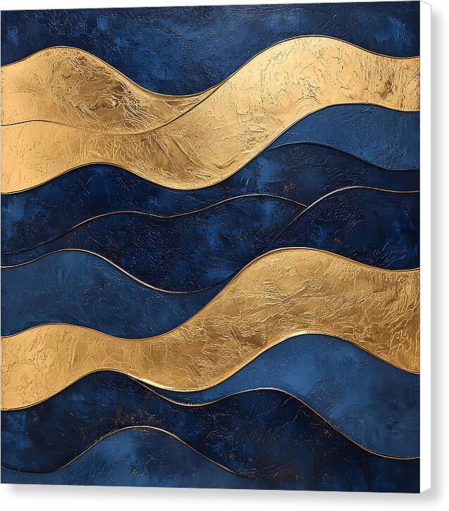 Ebb and Gold - Canvas Print