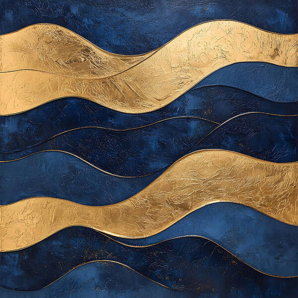 Ebb and Gold - Art Print