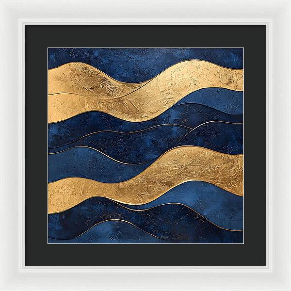 Ebb and Gold - Framed Print