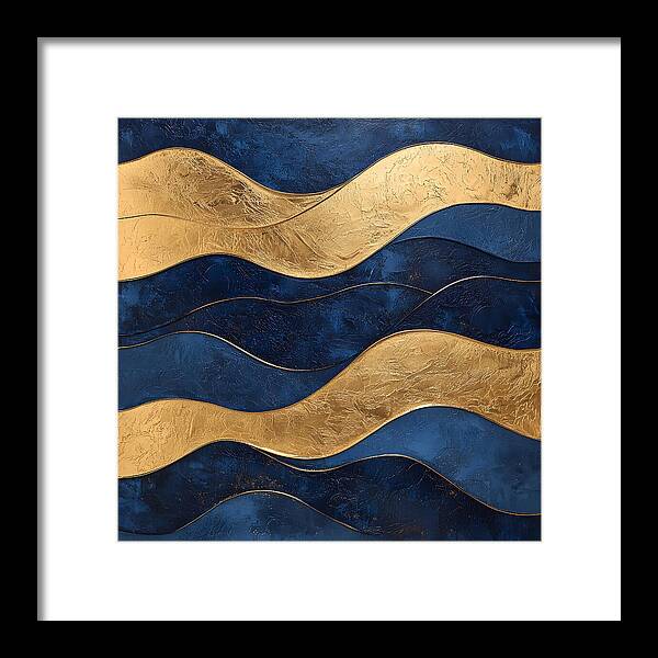 Ebb and Gold - Framed Print