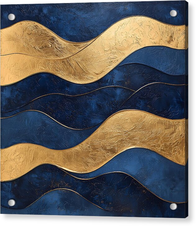 Ebb and Gold - Acrylic Print