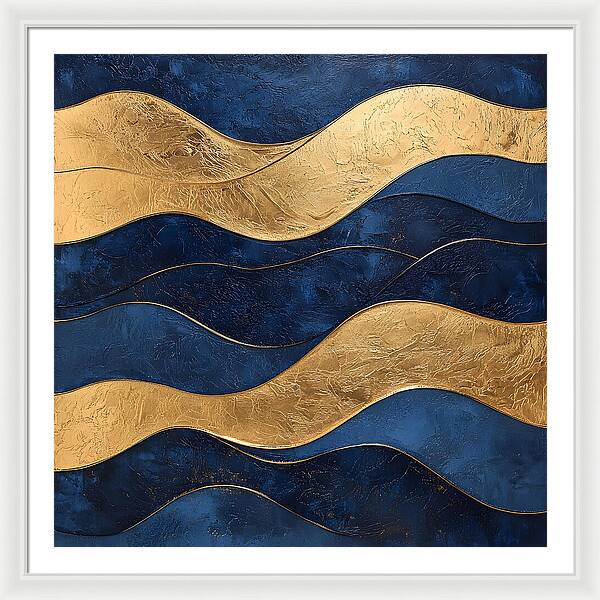 Ebb and Gold - Framed Print