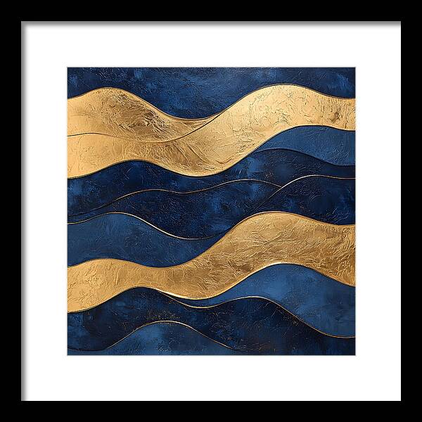 Ebb and Gold - Framed Print