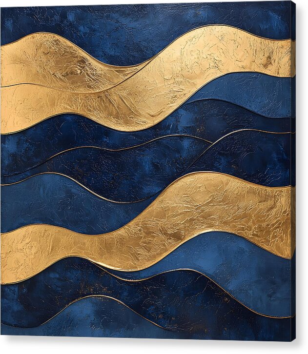 Ebb and Gold - Acrylic Print