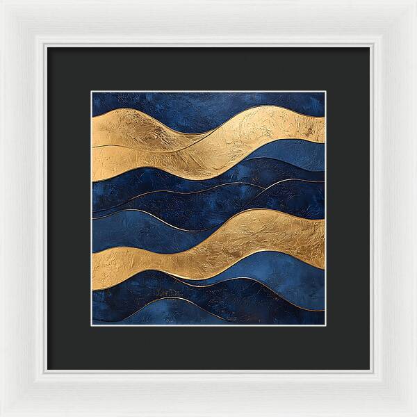 Ebb and Gold - Framed Print