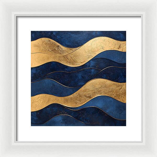 Ebb and Gold - Framed Print