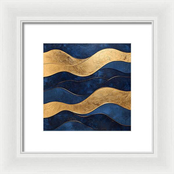 Ebb and Gold - Framed Print