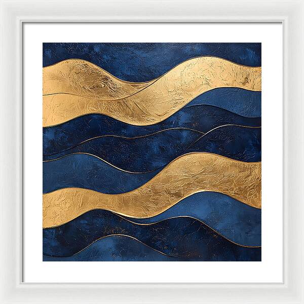 Ebb and Gold - Framed Print