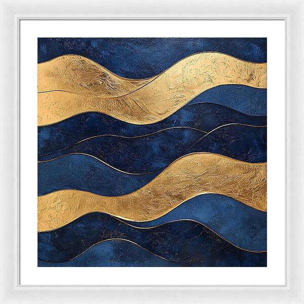Ebb and Gold - Framed Print