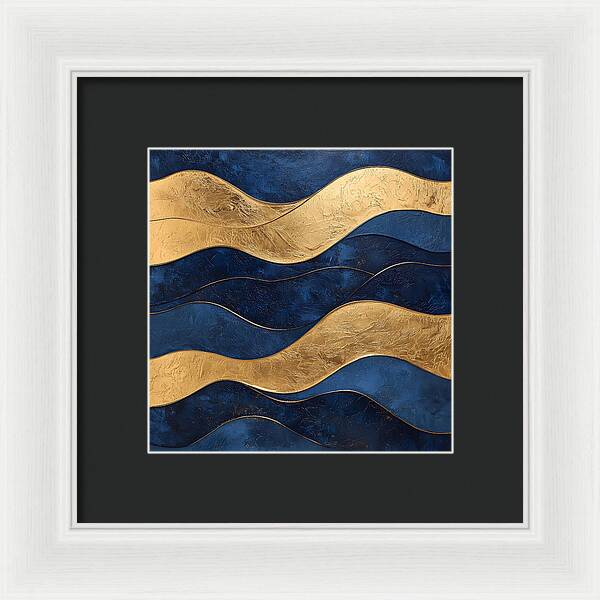 Ebb and Gold - Framed Print