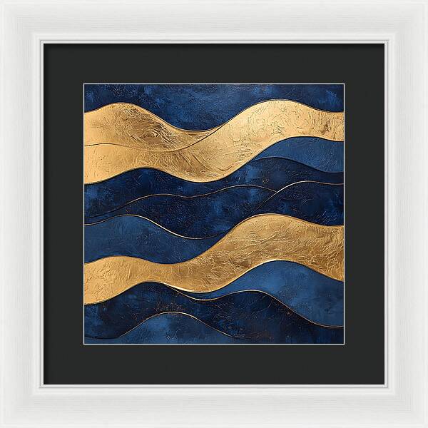 Ebb and Gold - Framed Print