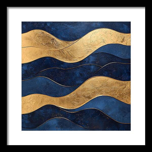 Ebb and Gold - Framed Print