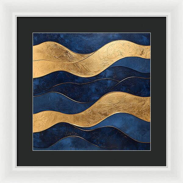 Ebb and Gold - Framed Print