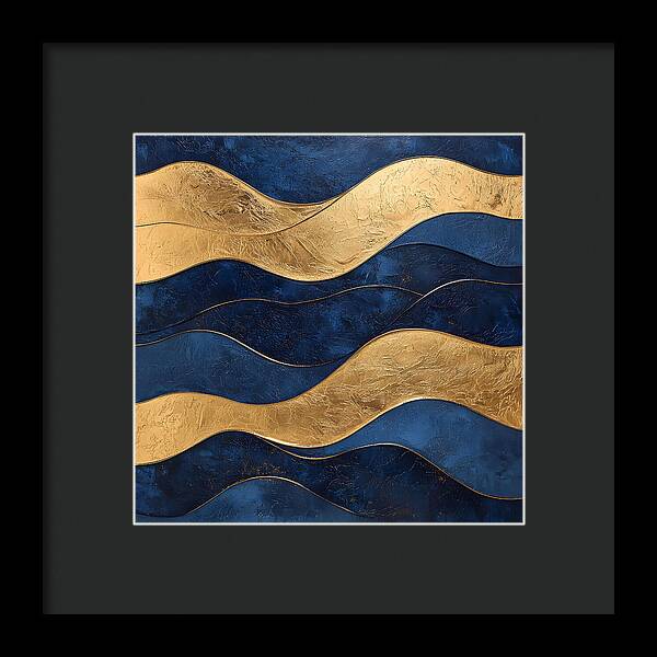 Ebb and Gold - Framed Print