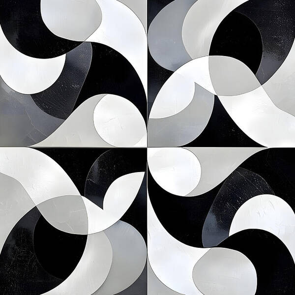 Echoes in Grayscale - Art Print