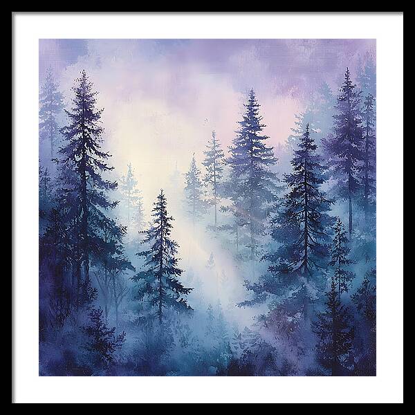 Echoes of the Mist - Framed Print