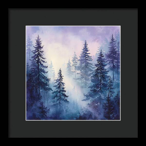 Echoes of the Mist - Framed Print