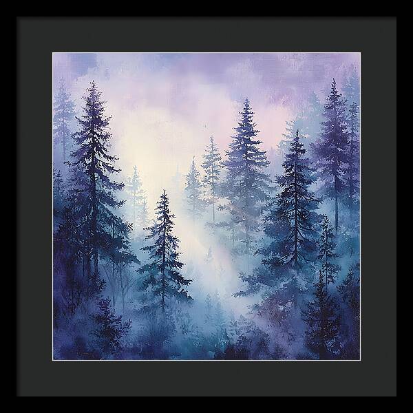 Echoes of the Mist - Framed Print