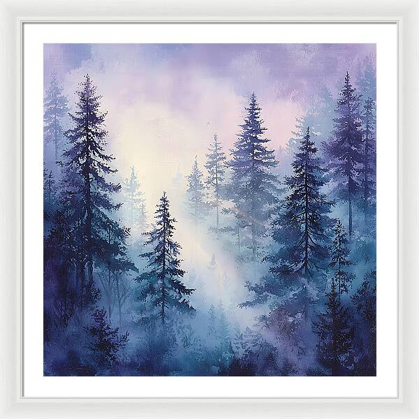 Echoes of the Mist - Framed Print