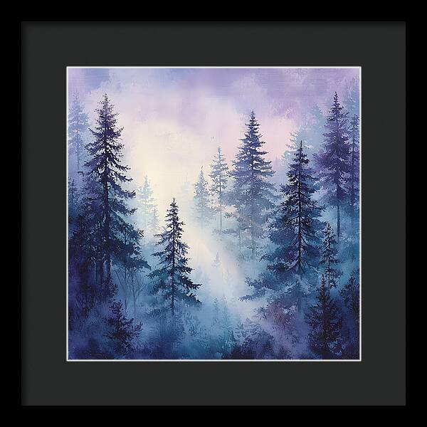 Echoes of the Mist - Framed Print
