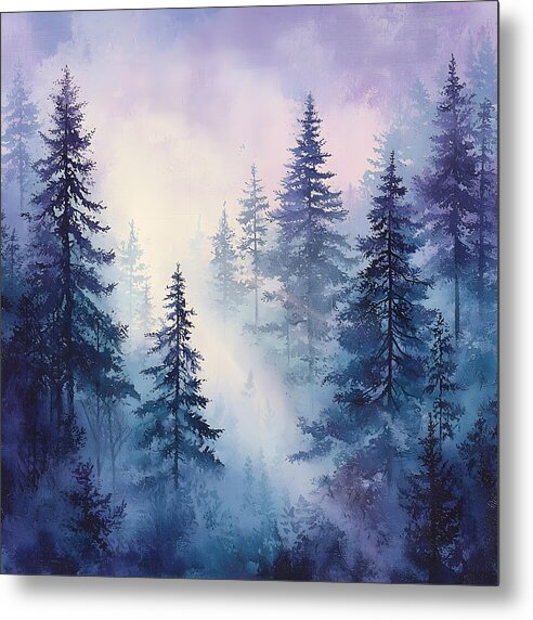 Echoes of the Mist - Metal Print