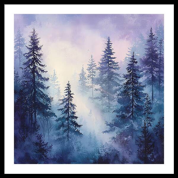 Echoes of the Mist - Framed Print