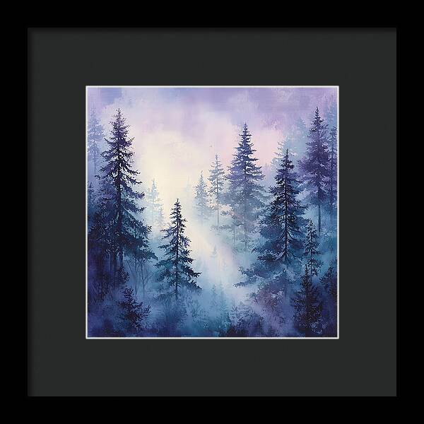 Echoes of the Mist - Framed Print