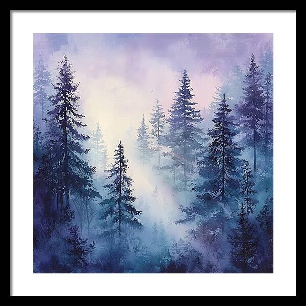Echoes of the Mist - Framed Print