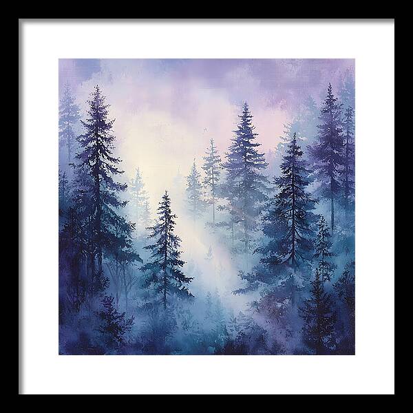 Echoes of the Mist - Framed Print