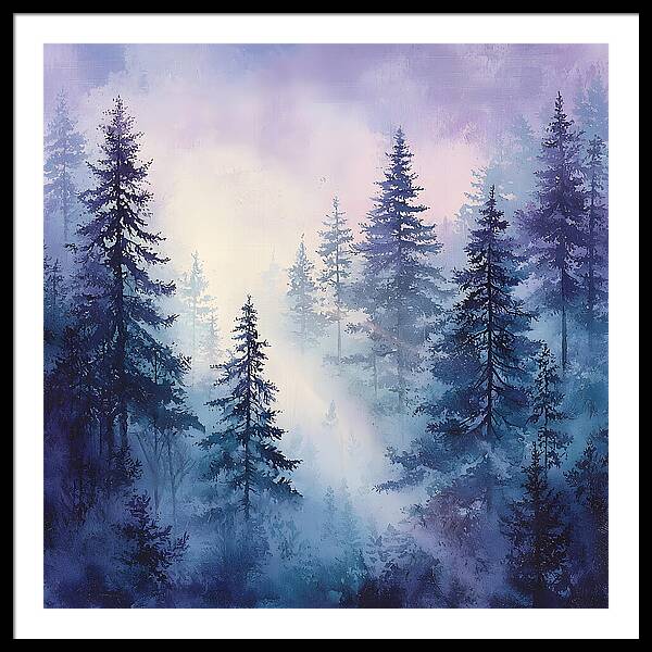 Echoes of the Mist - Framed Print