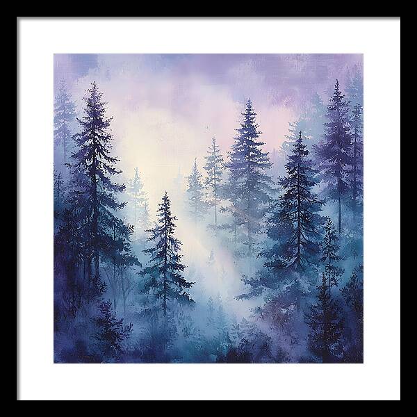 Echoes of the Mist - Framed Print