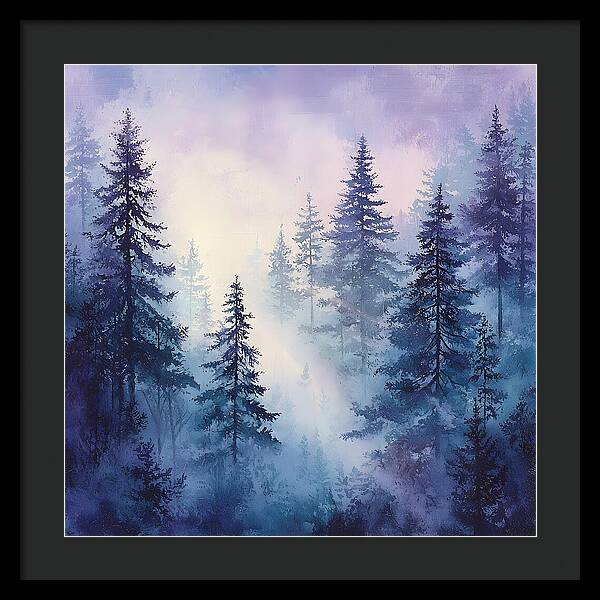 Echoes of the Mist - Framed Print