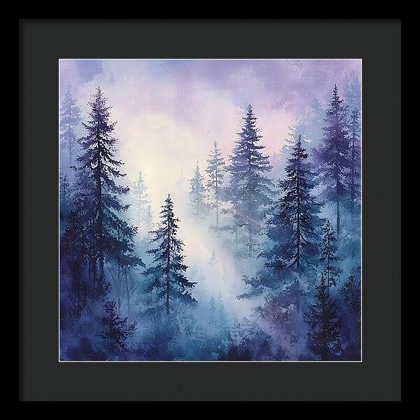 Echoes of the Mist - Framed Print
