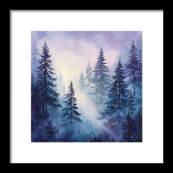 Echoes of the Mist - Framed Print