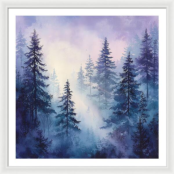 Echoes of the Mist - Framed Print