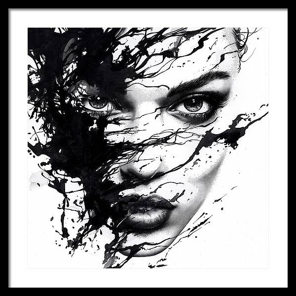 Eclipse of Her - Framed Print